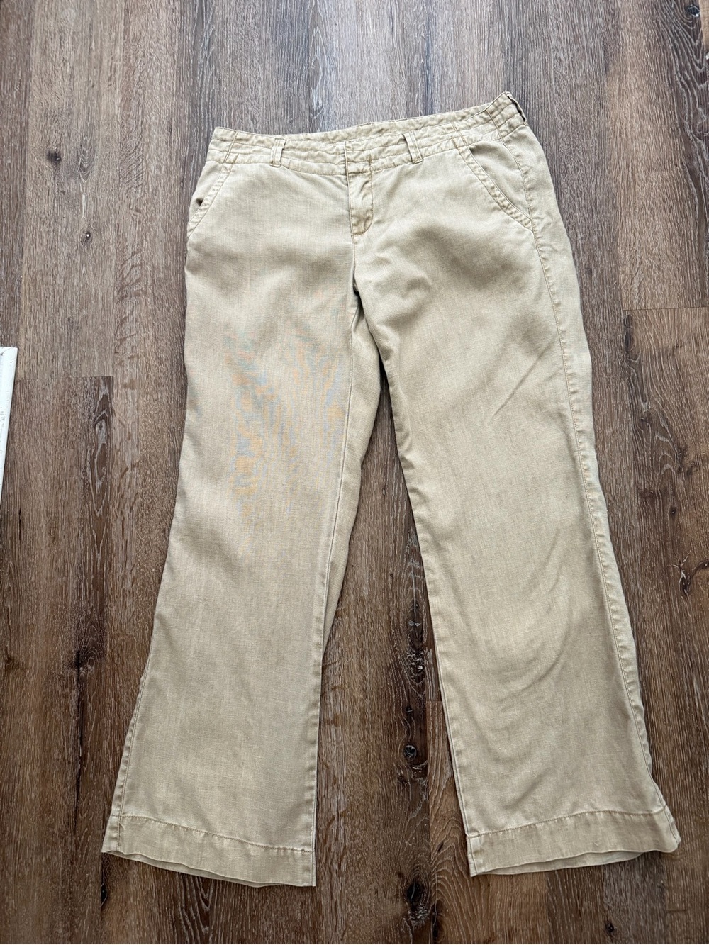 Lucky Brand Khaki Linen Casual Pants